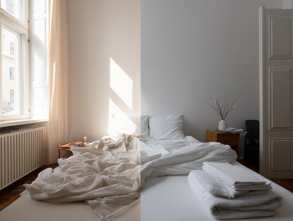 三珠株式会社の清掃サービス Before/After比較 - 作業前後の品質の違い